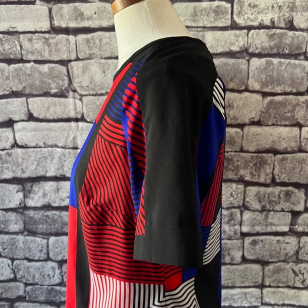 Vince Camuto Color Block Top Size Small - image 5